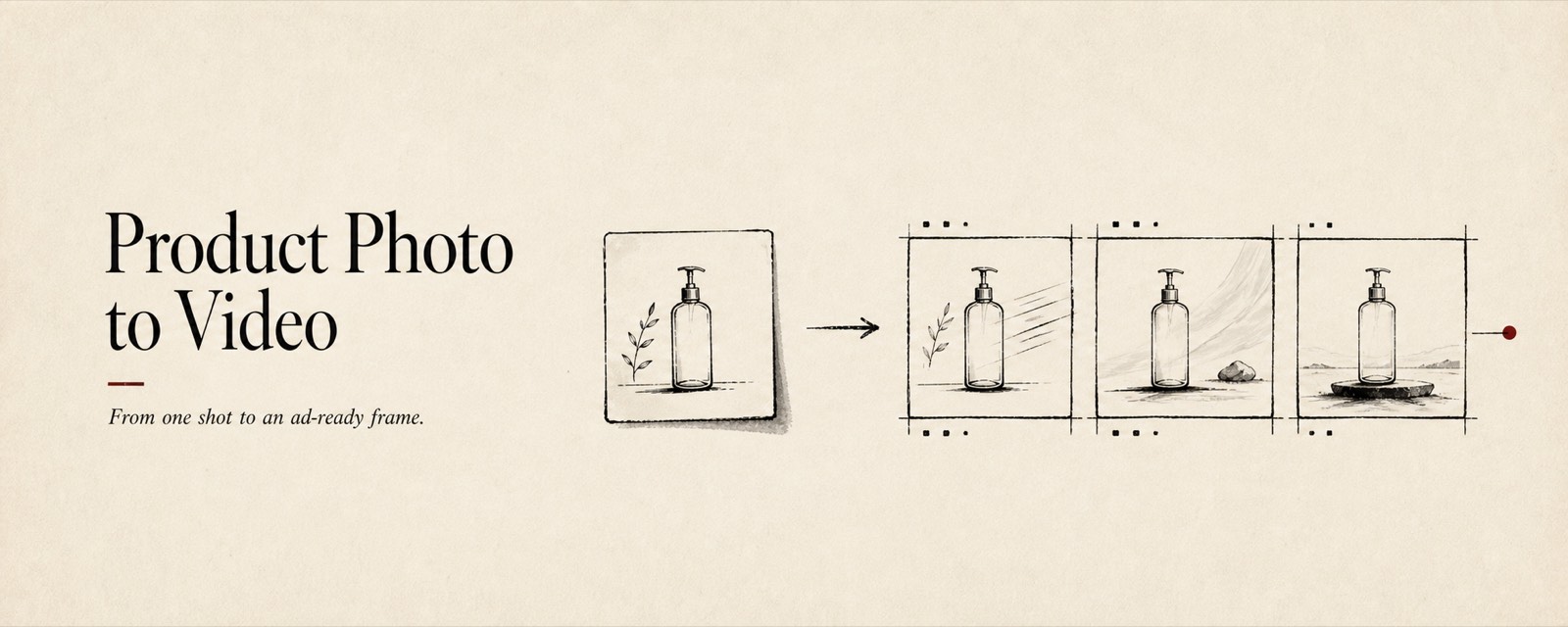 A product-photo workflow should end with a frame you can actually crop into an ad.