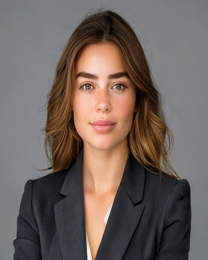 Business headshot — studio lighting, neutral background, ready for LinkedIn.