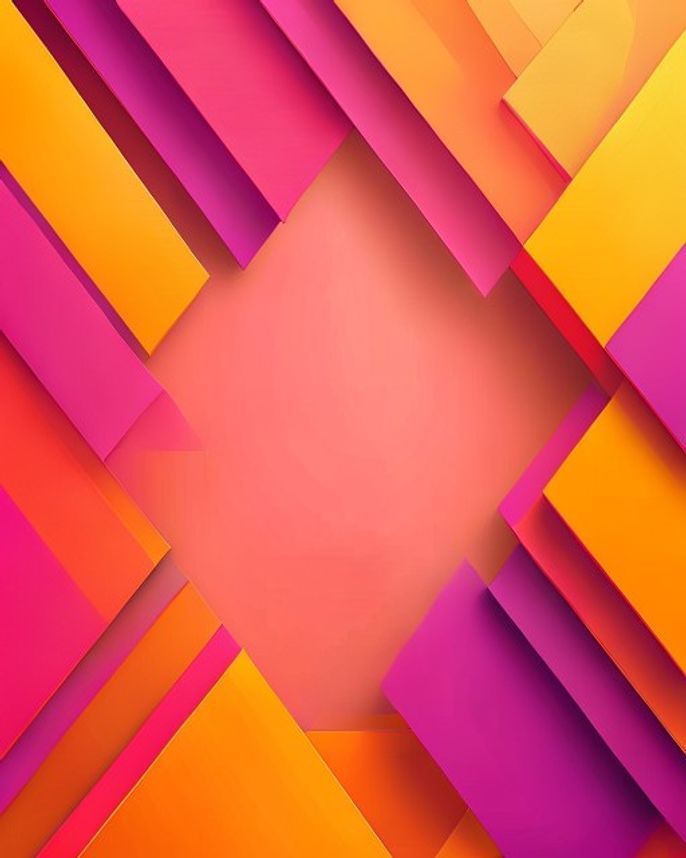 Bold and colorful — the layout style for a sale or launch promo.